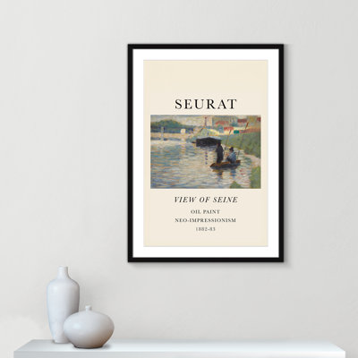Old Masters Collection "View of Seine" Print