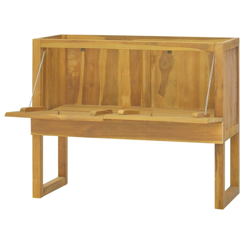 Neuber Solid Wood Freestanding Bathroom Cabinet