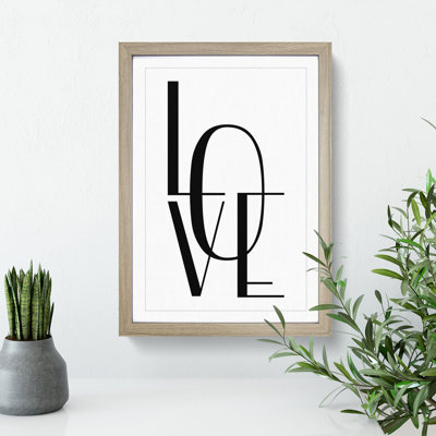 Love - Picture Frame Typography