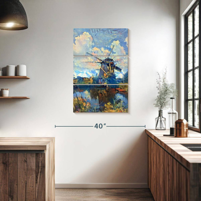 Lilie Amsterdam Windmill, 38" H x 24" W