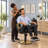 Luxury Reclining Barber Chair, Height Adjustable Hydraulic Salon Chairs, Hair Stylist Chair for Barbershop -Black-107141752