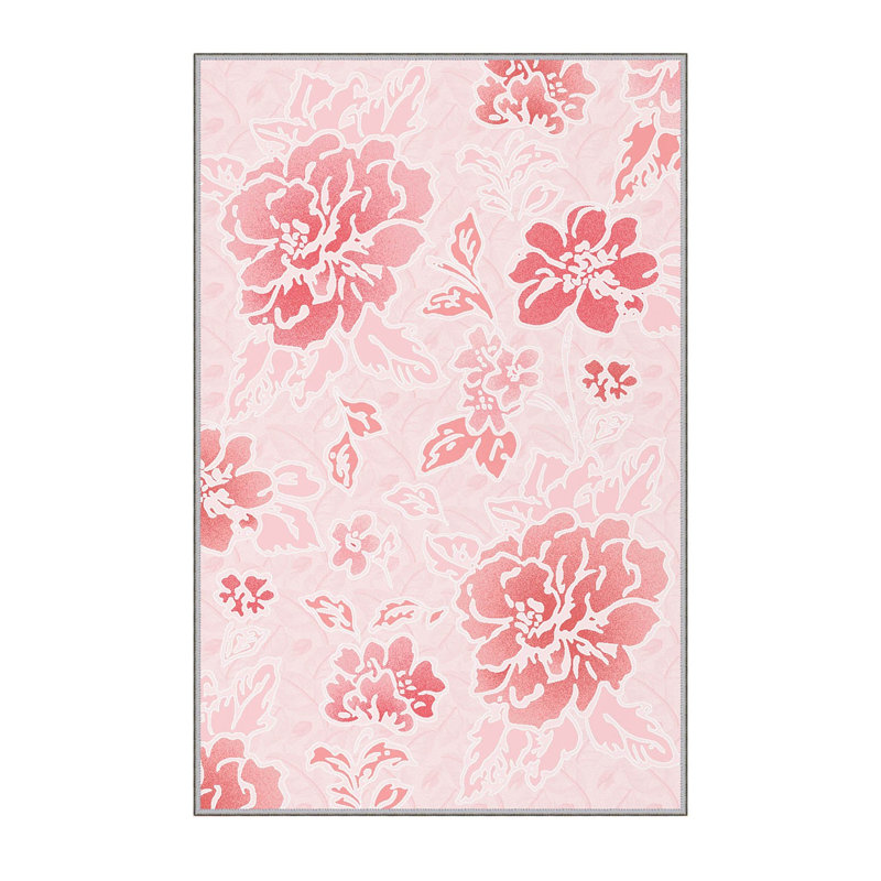 Stylish Hall Carpet (3.3 x 6.6 ft), 100% Polyester, 0.3 in Pile Height | Antibacterial, PVC Non-Slip Underside | 3D Digital Printing, Machine Washable | Perfect for Entryways & Living Spaces, Durable & Easy Care