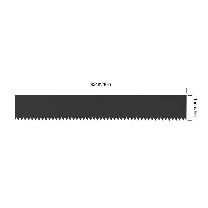 Panneau de clôture en acier, H 0,5 pi x l 3,3 pi