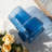 Blue Glass Flower Vase