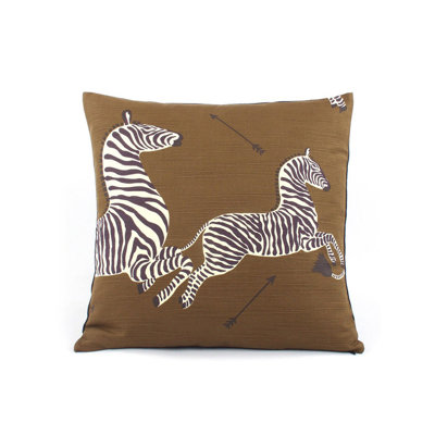 Zebras Square Pillow Cover & Insert