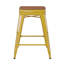 Tabouret de comptoir sans dossier intérieur / extérieur Briahnna-1422314969-1422314960