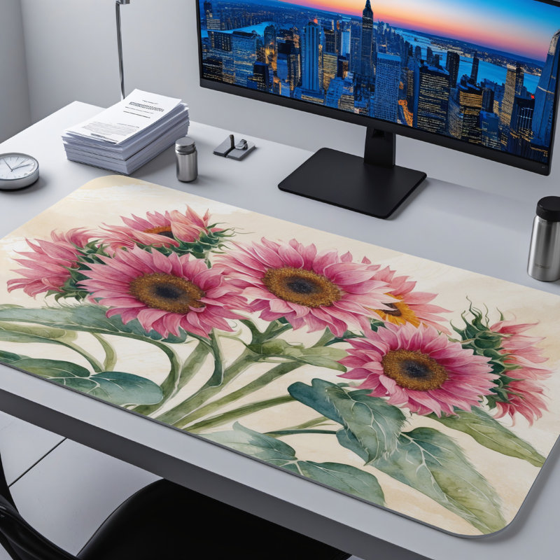 Polyester Desk Pad, 23.6x13.8