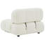 Fauteuil de chambre capitonné en velours l 36,6 po Mio-86134938