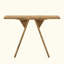 Console, table d'entrée étroite de 43,4 pouces de long avec base en forme de V, console de canapé rustique pour le couloir, le salon, le canapé derrière-437209024-437209026-437209027