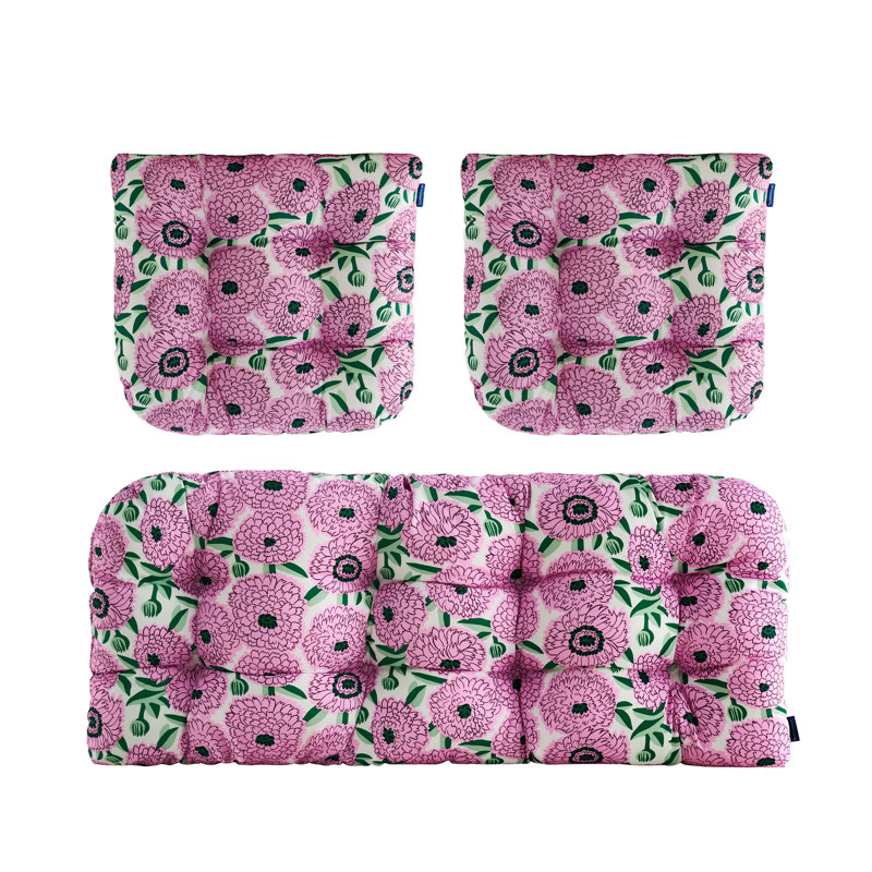 Outdoor 5'' Seat Cushion, Purple Pink