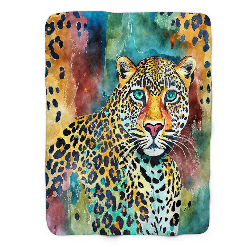 Spotted Jungle - 1 Piece Blanket, Twin