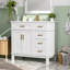 Meuble-lavabo moderne 36 "avec lavabo en céramique-1961330628