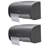 Side-By-Side Double Roll Toilet Tissue Dispenser, Gray