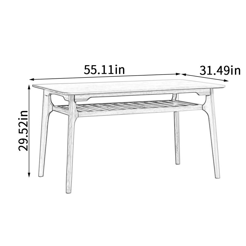 Fortine, 29.52"H x 55.11"L x 31.49"W, Brown