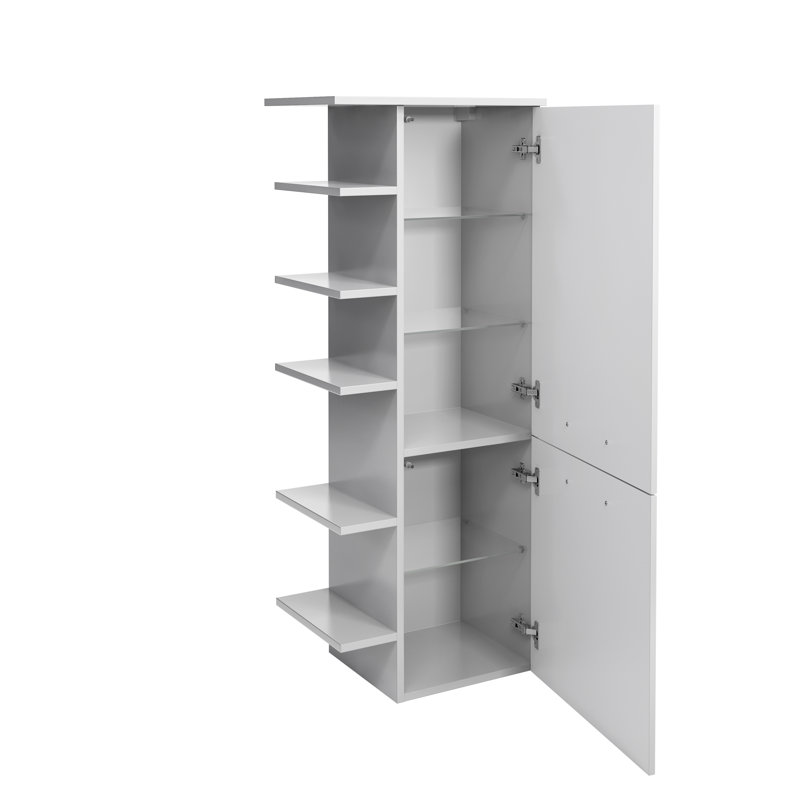 Quickset 341 Wall Bathroom Cabinet, White