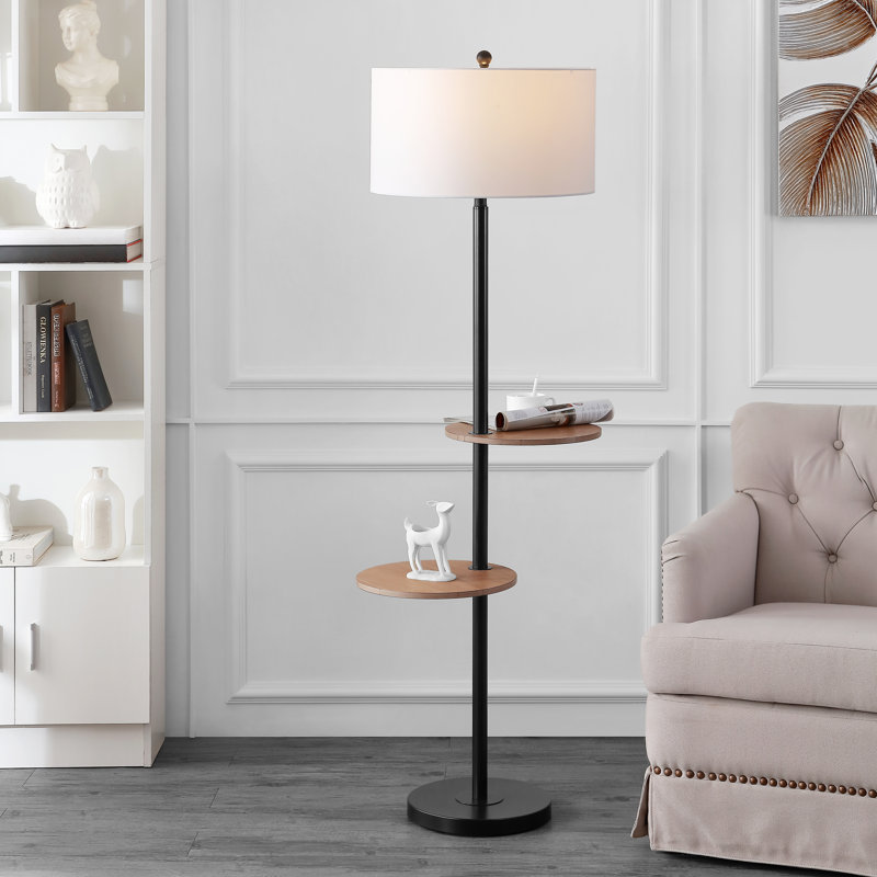Hokah 62.75'' Black Traditional Floor Lamp