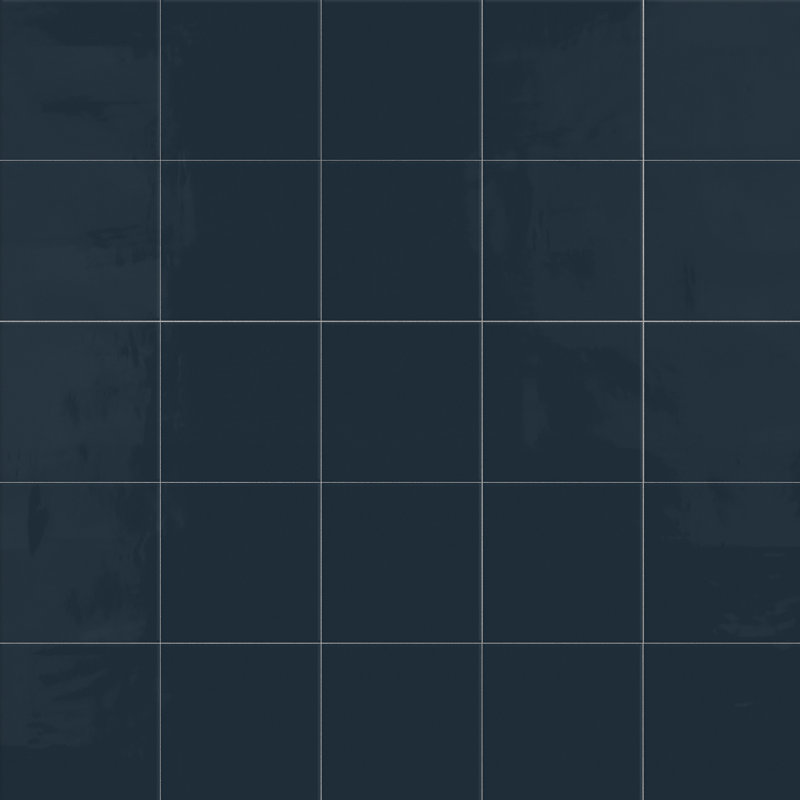 Monocolor Premium 7-7/8 In. X 7-7/8 In. Ceramic Floor And Wall Tile, Blue