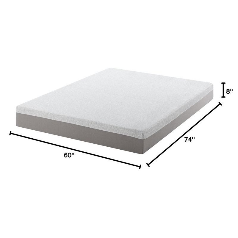 Memory Foam Mattress [New Version], Short Queen, Fiberglass Free, Medium Firm Feel, Breathable Memory Foam, Certified Safe Foams & Fabric, Mattress in A Box