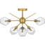 Plafonnier semi-encastré 6 lumières Albro-915502137