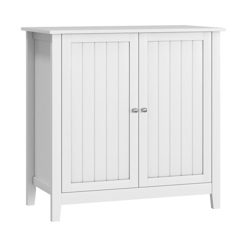 White Double Door Storage Cabinet