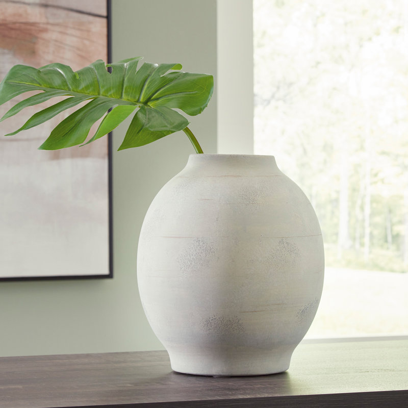 Ceasia Vase, 12.2" H x 10.25" W x 10.25" D