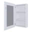 White Medicine Cabinet With Included Mirror-986931748