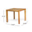 Chaise avec une petite table pour l'extérieur