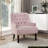 Upholstered Wingback Chair-1121311429
