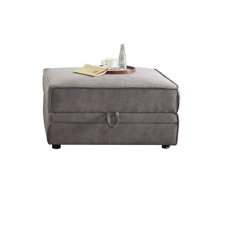 Velvet Ottoman