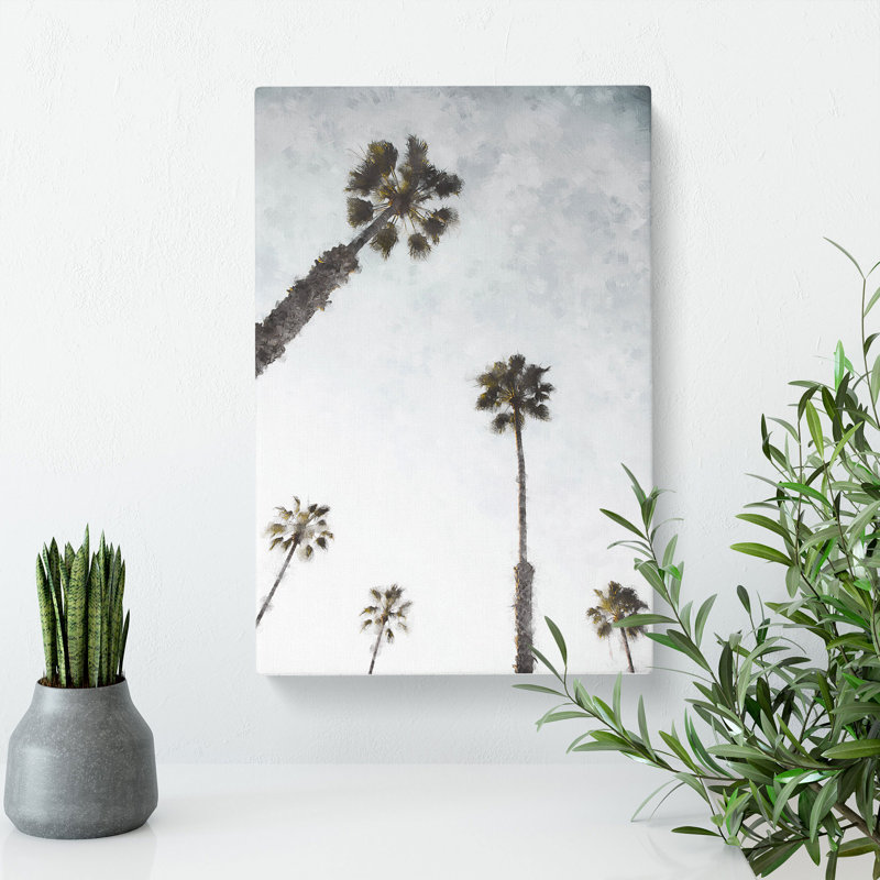 Cluster of Palm Trees - Wrapped Canvas, 50cm H x 35cm W x 3cm D