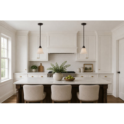 1 - Light Oil Rubbed Bronze Single Pendant