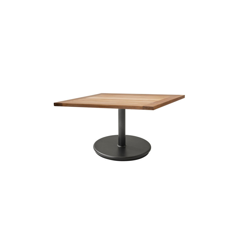 Go Outdoor Square Coffee Table, Lava Gray, Lava Gray