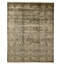 Hand Knotted Oriental Area Rug in Green