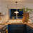 1-light Dimmable Crystal Dome Pendant