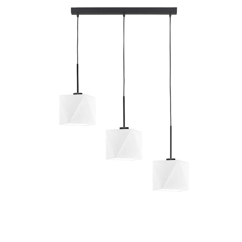 Deneise 3 - Light Kitchen Island Pendant, Black, White