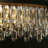 47" W 10-Light Dimmable Linear Crystal Chandelier
