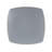 Gibson Soho Lounge 18 Piece Square Stoneware Dinnerware Set in Grey Matte