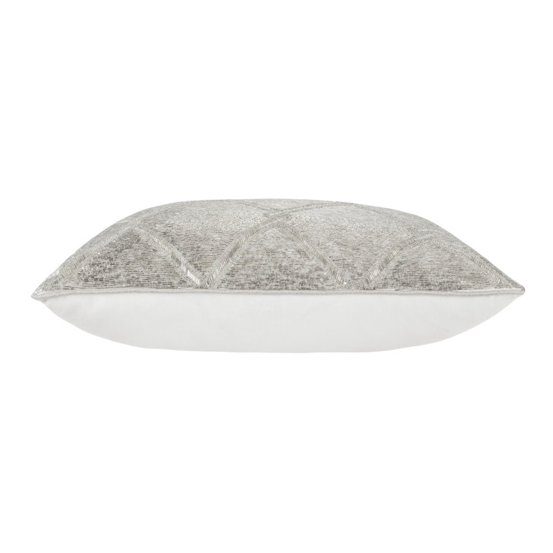 Akai Linen Square Pillow Cover & Insert, Gray