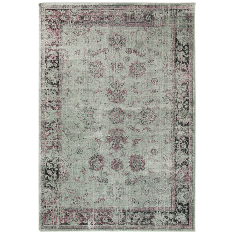 Tapis oriental performance rétro, Rectangle 5 pi 3 po x 7 pi 6 po