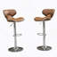 Ensemble de 2 tabourets de bar Upholstery Airlift-571702735