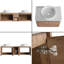 Ensemble de meuble-lavabo double mural 72 po avec lavabo en céramique et tablettes Greythor, ensemble de meuble-lavabo double 72 po avec plateau en pierre reconstituée-1842118496-1841897077