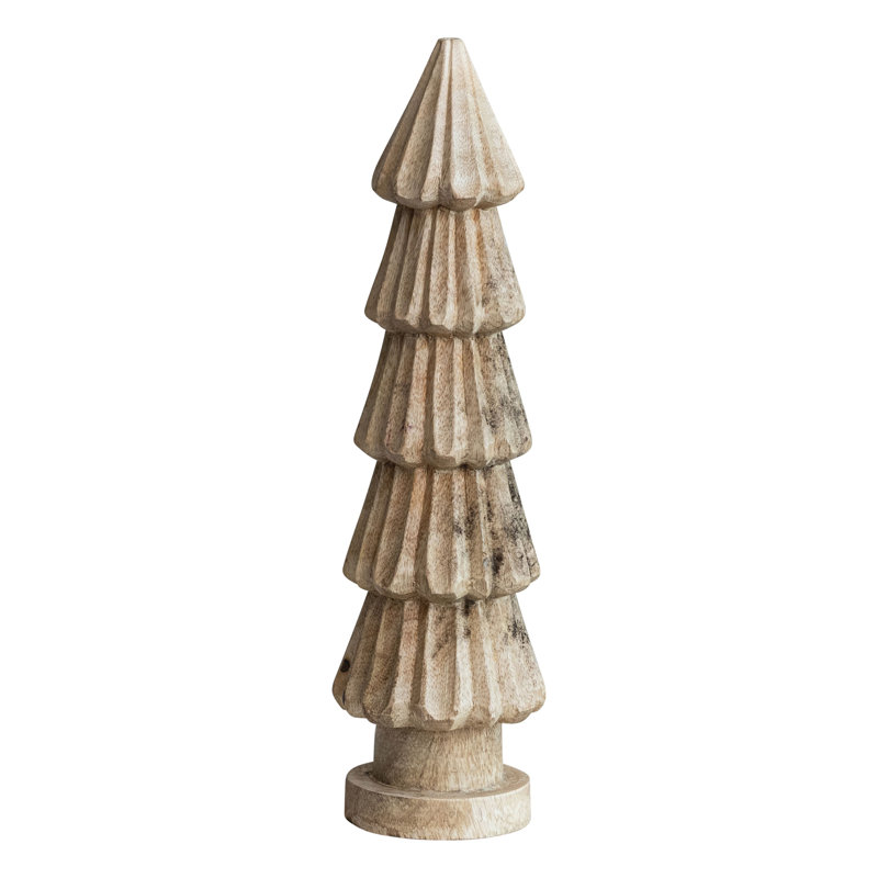 Arbre en bois de manguier sculpté