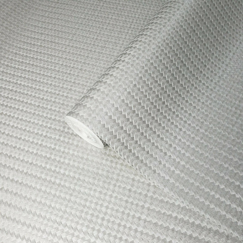 Papier peint texturé métallique gris argenté Lamborghini 3-d