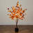 4ft. Pre-Lit Autumn Eucalyptus Artificial Fall Tree with 160 Warm White LED Lights