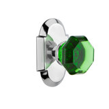 Cottage Plate with Waldorf Emerald Door Knob