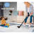 Blue// Loom & 5X7 Area Rug - Non-Shedding, Stain For Dining Room, Study, Dorm Room Blue//, Bedroom,