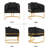 Upholstered Barrel Chair With Metal Base-1938293049