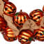 Couronne d'Halloween Jack-O-Lantern et ruban de toile de jute 20 pouces non éclairé
