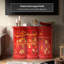 Red Lacquer Cabinet - Courtyard