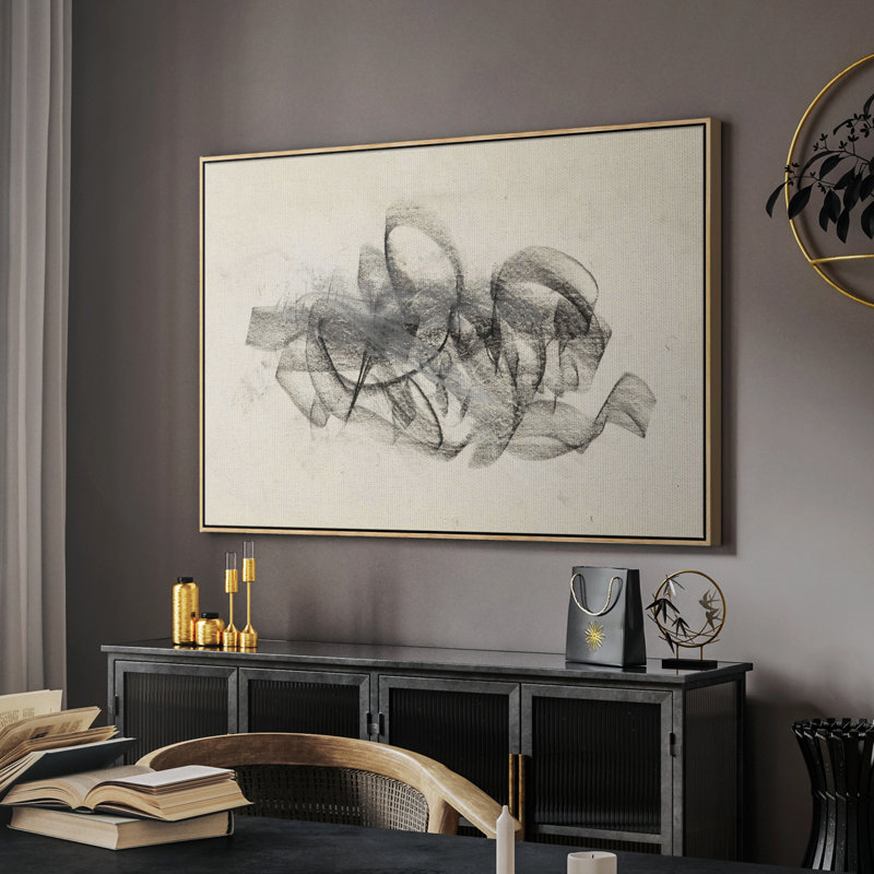 "Croquis rétro" sur toile, H 17 po x l 25 po